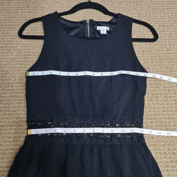 Xhilaration Sleeveless Black Lace Detail Dress Size XS - Picture 12 of 13